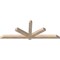 Ekena Millwork Kennewick Smooth Timber Gable Bracket, Douglas Fir, 72"W x 27"H x 3 1/2"D x 3 1/2"F, 9/12 Pitch GBW072X27X0404KEN00SDF - alternate 3